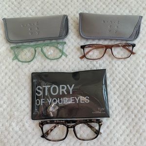 Blue light & readers! Sold as a bundle for $10